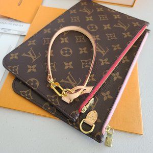 Louis Vuitton Neverfull Pochete Red